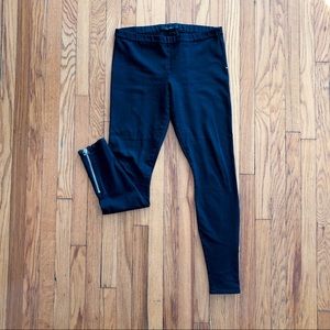Joe’s Black Jeggings with zipper detail